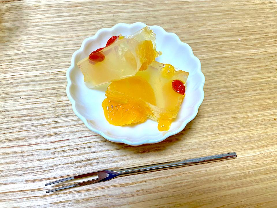 デザート 寒天みかんゼリー